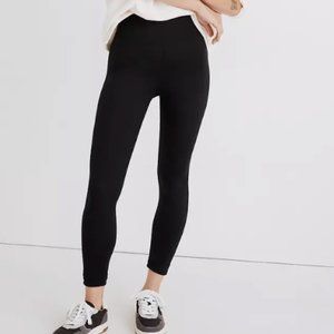 Madewell Women's MWL Form High-Rise 25" Leggings Tights NB877 Black Size M